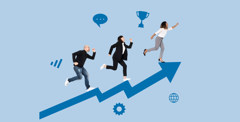 Image of Digital marketing specialists growing their careers